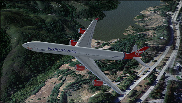 Overland A340-600 shot 1